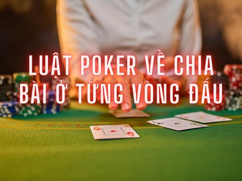 Luật Poker về chia bài ở từng vòng đấu