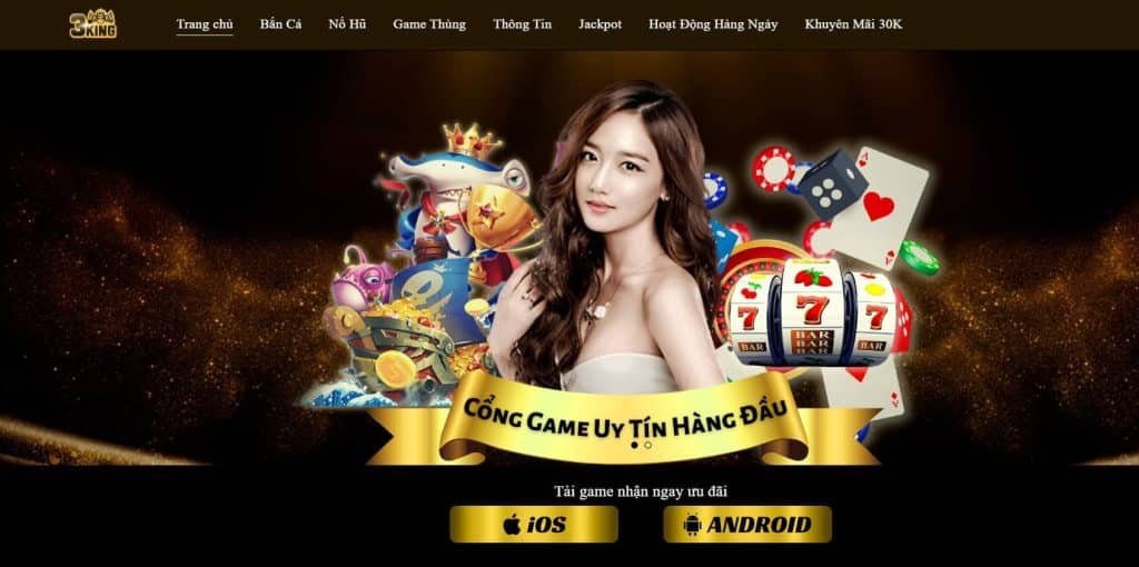 Giao diện game chuyên nghiệp, dễ dàng thao tác