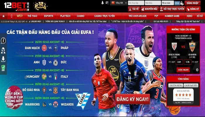 Đăng ký tài khoản trên 12Bet thể thao đơn giản, nhanh chóng