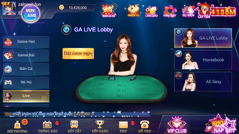 Tải Zaloqq app - Trải nghiệm chơi game game bài cực chất