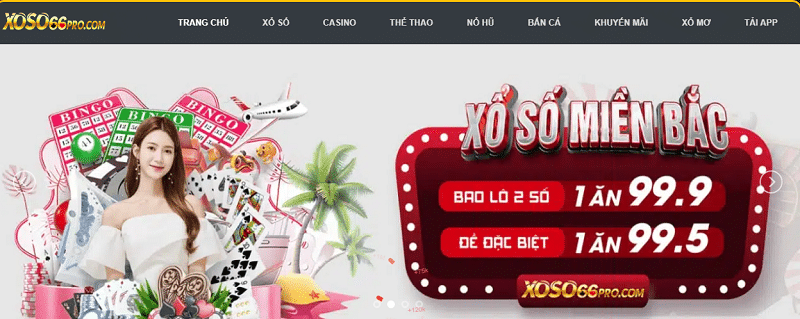 Xoso66 - Địa điểm cá cược trực tuyến luôn thu hút bet thủ