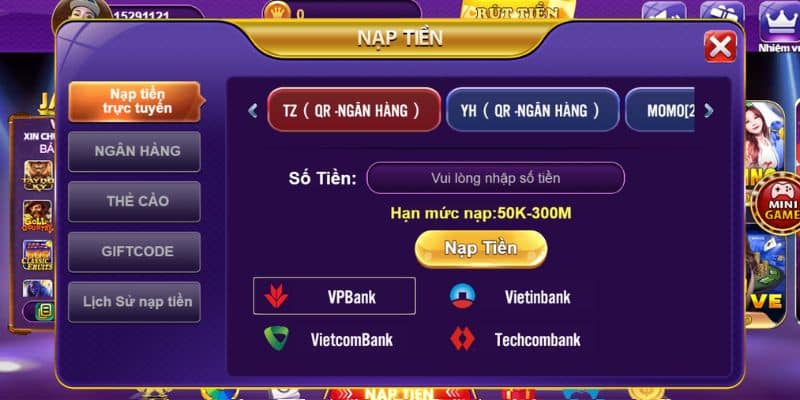 Về hoạt động nạp và rút tiền tại 68 game bài 