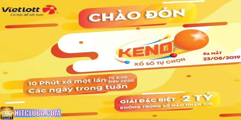 Giao diện Keno Vietlott