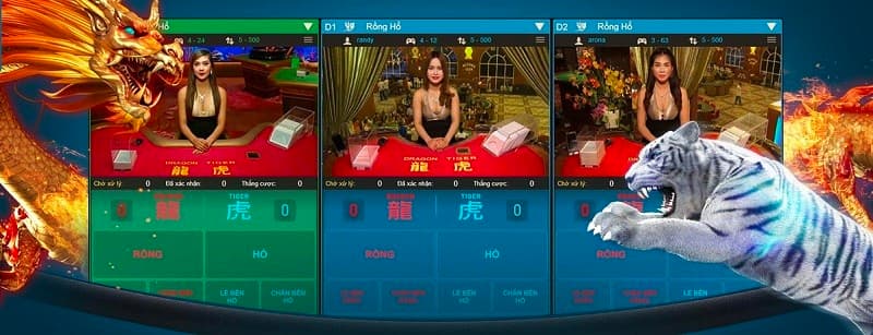 Rồng hổ - game nên trải nghiệm hàng đầu 