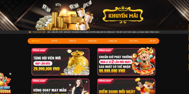 I9BET - nhà cái chịu chi số tiền khủng để thu hút và tri ân khách hàng