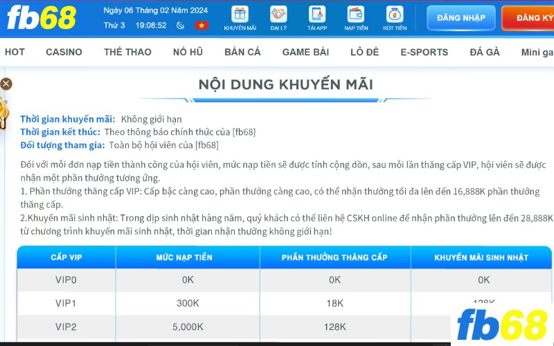 Khuyến mãi nhà cái FB68 150k chỉ áp dụng cho một đối tượng cụ thể
