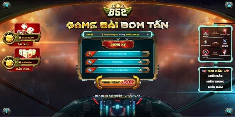 Cổng game bài đổi thưởng B52