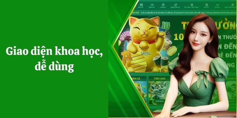 Giao diện nhà cái Bong88 khoa học, dễ dùng