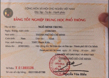 Địa Chỉ Uy Tín Mua Bằng Cấp 3 Có Học Bạ